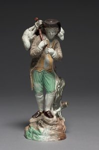 The Lost Sheep, laget av Staffordshire Factory, ca. 1770 av John Voyez