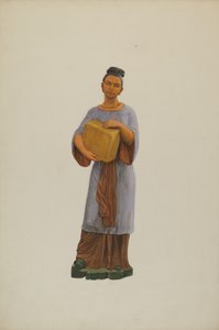 Tebutikkfigur, ca. 1938. av John W Kelleher