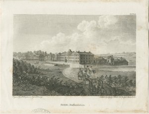 Soho Manufactory: stålgravering, nd [c 1798]