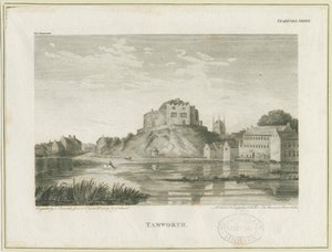 Tamworth Castle: gravering, nd [c 1798]