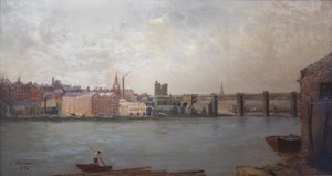 Newcastle upon Tyne fra sørvest, 1884 av John Wallace