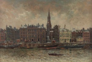 Quayside, Newcastle upon Tyne, 1886 av John Wallace