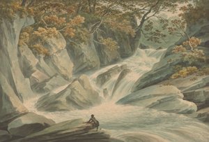 Hafod: Øvre del av Cascade av John Warwick Smith