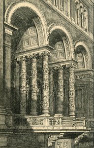 Central Recess in the Principal Quadrangle, c1860s, 1881.