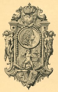 Nøkkelplate i stål, tidlig på 1700-tallet, 1881.