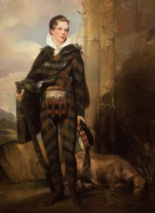 J.W. Gordon, Portrett av en gutt / maleri, 1800-tallet