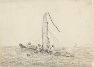 En seilkano av Otaheite av John Webber