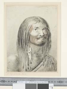 F.21 A Man of Nootka Sound, ca. 1773-84 (akvarell) av John Webber