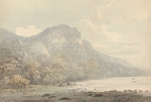 Utsikt over Cracatoa (sic), Kinahavet av John Webber
