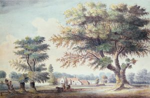 The Old Cheesecake House, nord for Serpentine, 1786 av John White