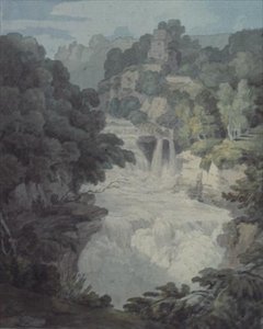 Corra Linn: One of the Falls of the Clyde av John White Abbott
