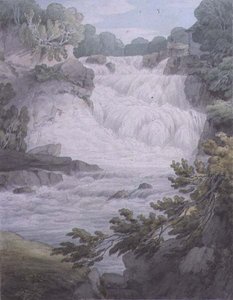 Stonebyers Linn på Clyde av John White Abbott