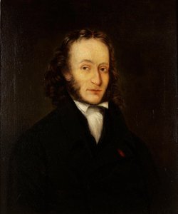 Portrett av Niccolò Paganini 1782-1840, 1836 av John Whittle
