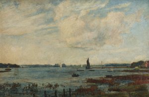 Tidal Breeze, Gosport, Hampshire (olje på lerret)