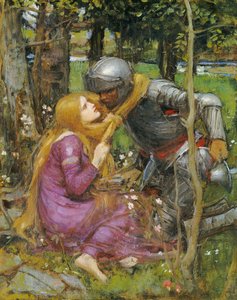 En studie for "La Belle Dame sans Merci", ca. 1893 av John William Waterhouse