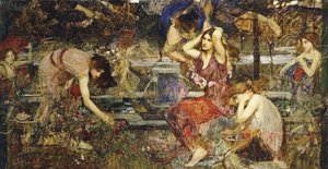 Flora og Zephyrs, av John William Waterhouse