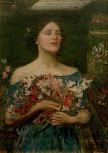 Samle roseknopper mens du kan av John William Waterhouse