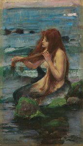 Havfruen, 1892 av John William Waterhouse