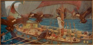 Ulysses og sirenene av John William Waterhouse