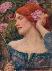 Forfengelighet, c1910 av John William Waterhouse