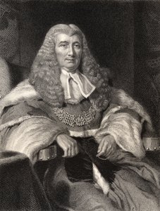 Charles Abbott, 1. baron Tenterden, gravert av W. Holl, fra 'National Portrait Gallery, bind II', utgitt ca. 1835