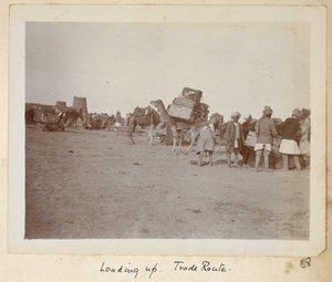 Razavi Khorasan-provinsen, Iran, ca. 1908 (s/hvitt-bilde) av John Williams Watson