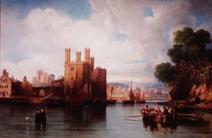 Caernarvon slott av John Wilson Carmichael