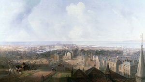 West Hartlepool i år 1859 av John Wilson Carmichael