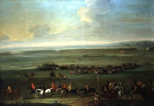 Startposten på Newmarket av John Wootton