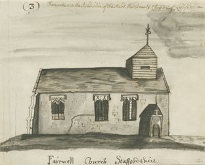 Farvel Church: sepia-tegning med penn og vask, og [c 1780]