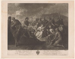 Forkynnelse av døperen Johannes St. Johannes forkynner i villmarken (tittel på objekt)