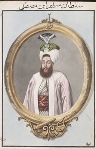 Selim III (1761–1808) Sultan 1789–1807, fra «En serie portretter av Tyrkias keisere»