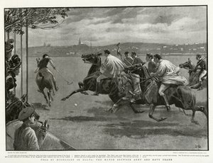 Polo by Moonlight på Malta, kampen mellom hær- og marinelag