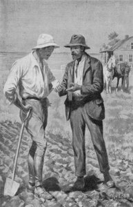 Dr Charles Saunders holder den første Marquis Wheat i hånden