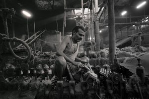 Jutefabrikk, Kolkata, India, 2017 (bilde) av Jon Nicholson
