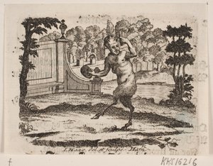 Vignett med satyr