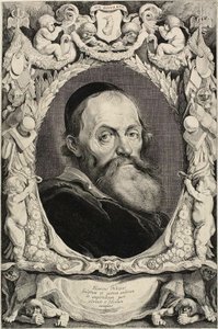 Portrett av Hendrik Goltzius av Jonas Suyderhoef