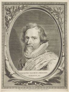 Portrett av Maurice, Prince of Orange Comites Nassoviae (serietittel) av Jonas Suyderhoef