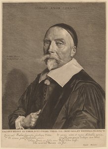 Jacob Revius av Jonas Suyderhoff after Frans Hals