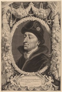 Johannes den fryktløse, hertugen av Burgund av Jonas Suyderhoff after Pieter Claesz Soutman