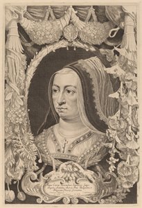 Maria av Burgund, keiserinne og kone til Maximilian I av Jonas Suyderhoff after Pieter Claesz Soutman