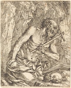 Saint Jerome Penitent av Jonas Umbach