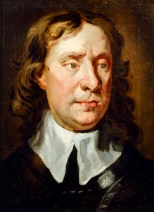 Portrett av Oliver Cromwell (olje på lerret)