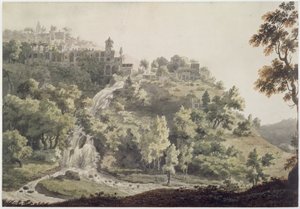 Tivoli: En utsikt over villaen til Maecenas,