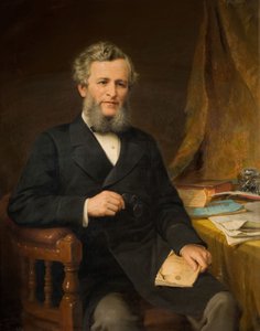 Portrett av The Rt. Hon. Jesse Collings 1831-1920, 1881.