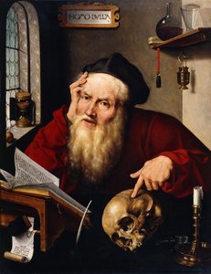 Den hellige Hieronymus i hans studie,