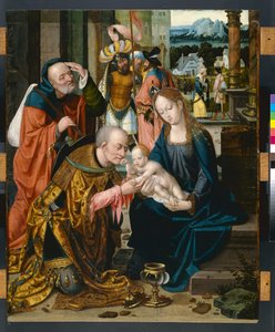 Tilbedelsen av kongene av Joos van Cleve