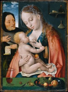 Den hellige familie, ca. 1512–13 av Joos van Cleve