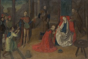 Tilbedelsen av magiene, ca. 1465. av Joos van Wassenhove