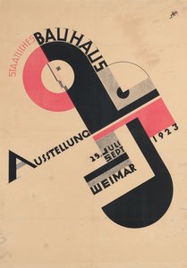 Plakat for den statlige Bauhaus-utstillingen i 1923